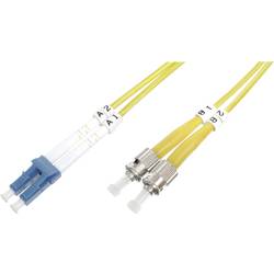 Digitus DK-2931-10 optické vlákno optické vlákno kabel [1x zástrčka LC - 1x ST zástrčka] 9/125 µ Singlemode OS2 10.00 m
