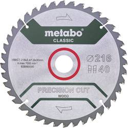 Metabo PRECISION CUT WOOD CLASSIC 628652000 pilový kotouč 216 x 30 x 1.8 mm Počet zubů (na palec): 40 1 ks