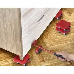 TOOLCRAFT TO-7753734 Sada zvedáku nábytku a transportních koleček, max. 400 kg